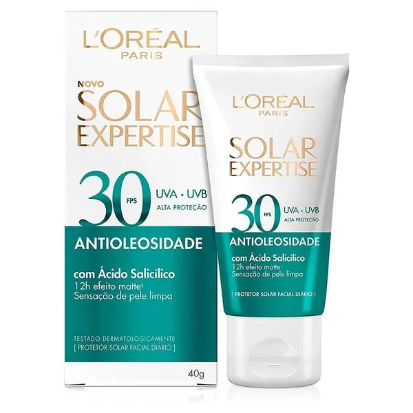 Kit com 2 Unidades de Protetor Solar Expertise Facial FPS30 Antioleosidade 40g
