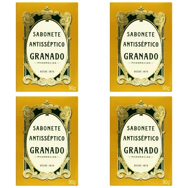 Kit c/4 Sabonetes Granado Antisséptico 90g cada