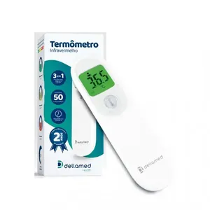 Termômetro Infravermelho Digital 3 em 1 Multifuncional Dellamed
