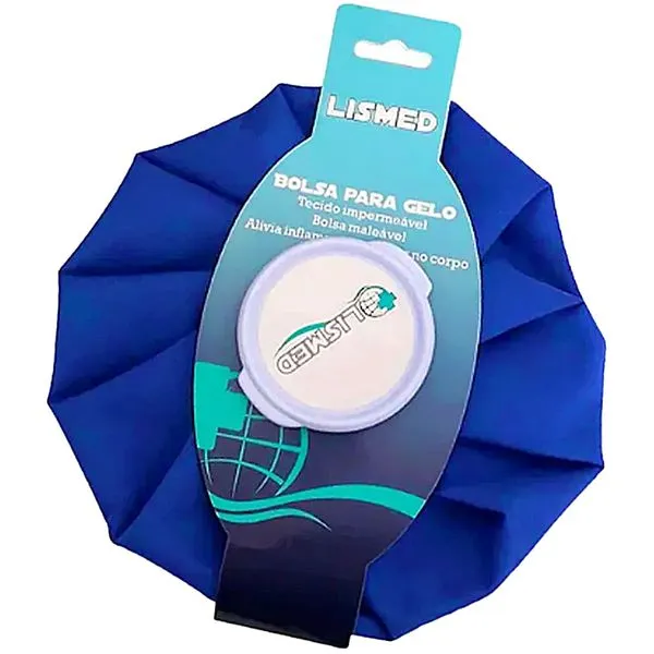 Bolsa para Gelo Flexivel Lismed Azul Tam G 1,5l - unidade