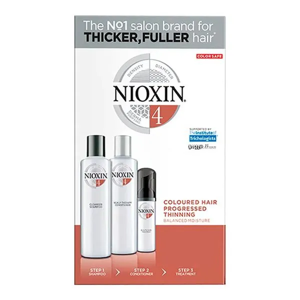 Kit Shampoo Nioxin System 4 Loyalty Grande 300ml + Condicionador 150ml + Tratamento 40ml