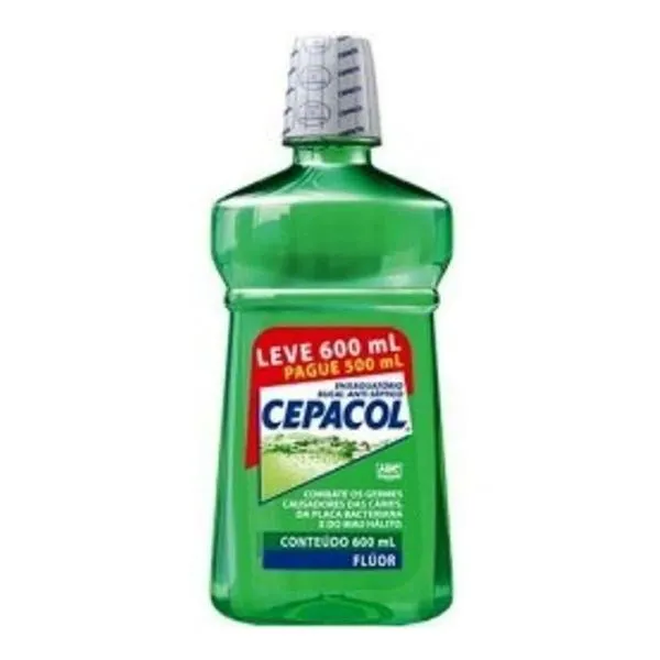 Enxaguante Bucal Cepacol Flúor 600ml