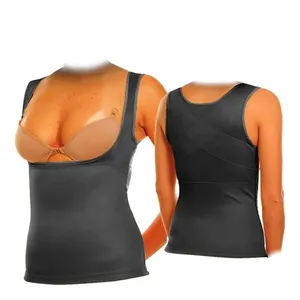 Cinta Modeladora e Postural Feminina Preto XGG - Ideal