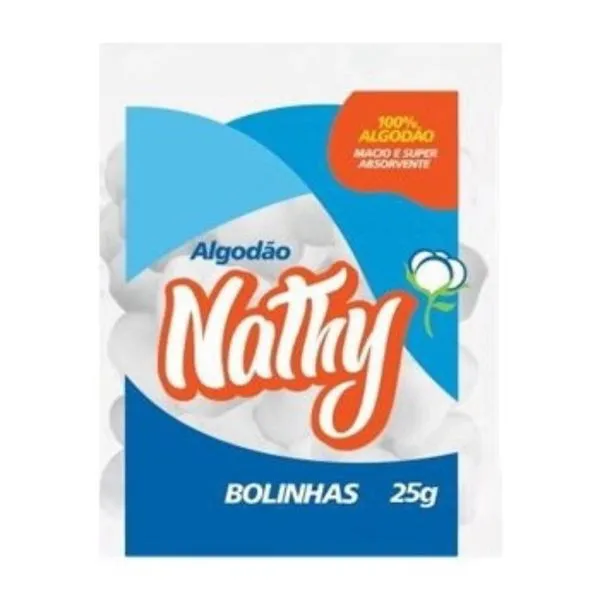 Algodão Hidrofilo Nathy Bola 25g