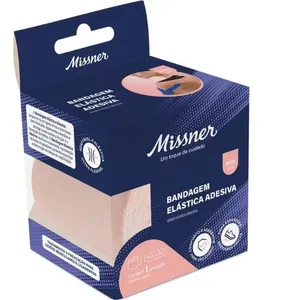 Bandagem Elástica Adesiva Kinesio Taping 5cmX 5m bege - Missner
