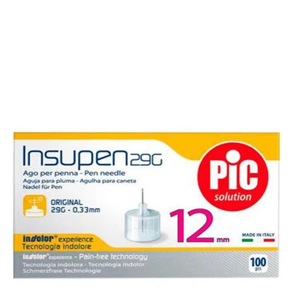 Agulha Insulina Insupen 12mm Sanofi-Aventis 100 Unidades