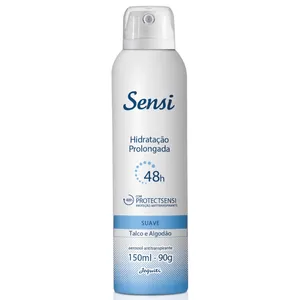 Desodorante Antitranspirante Sensi Suave Aerossol Feminino Jequiti Talco e Algodão - 1 un