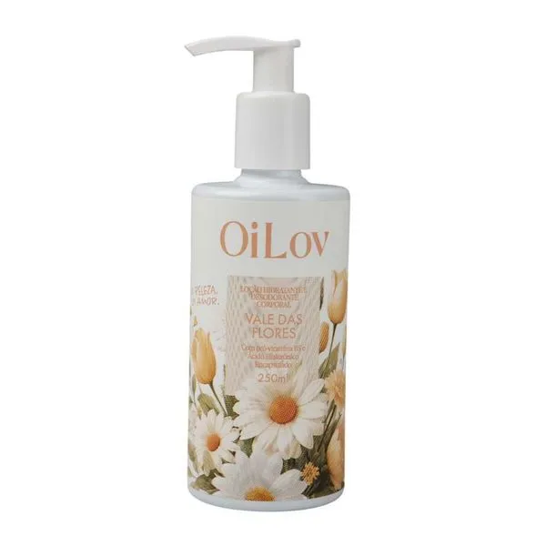 Loção Hidratante Vale das Flores OiLov 250ml 16cm sem cor