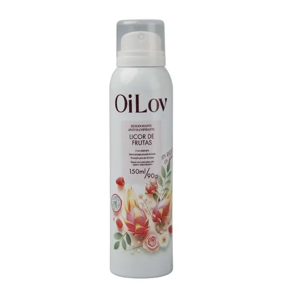 Desodorante Antitranspirante Licor de Frutas OiLov 150ml Incolor