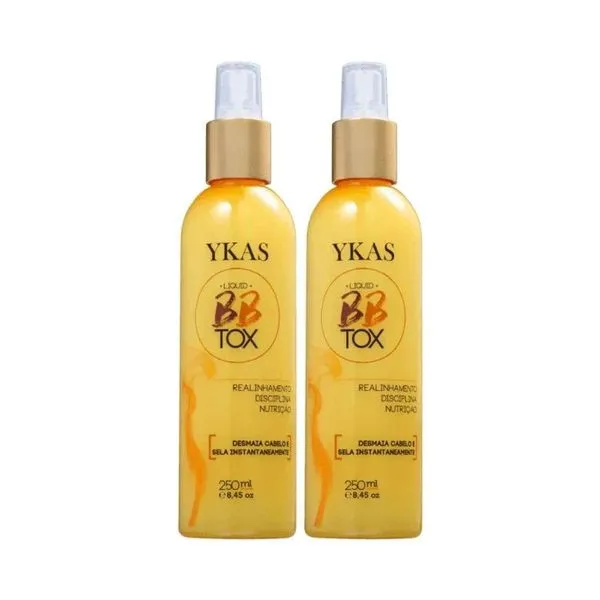 Kit Ykas BBtox Líquido Tratamento 250 ml 2 Unidades