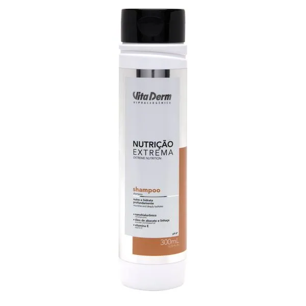 Shampo Vita Derm Nutrição Extrema 300ml