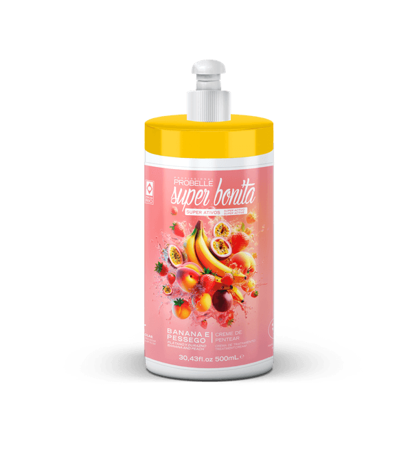 Creme de Pentear Probelle Super Bonita Banana E Pêssego 500Ml