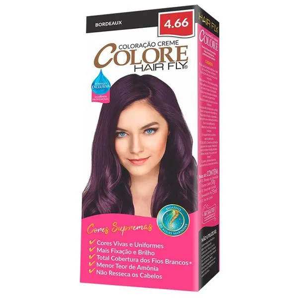 Tintura Colore Creme Especial 50g 4.66 Bordeaux