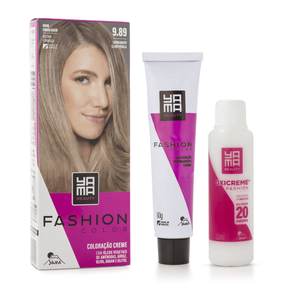 Coloração Yamá Beauty Care Mini Kit Fashion Color 9.89