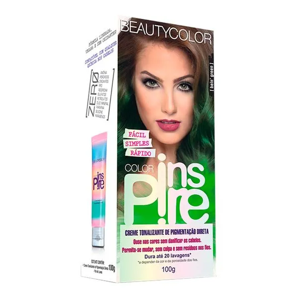 Creme Tonalizante Beauty Color Inspire Bein Green 100g
