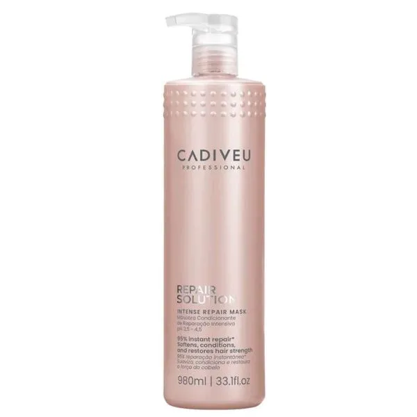 Máscara Cadiveu Repair Solution Reparadora 980 ml