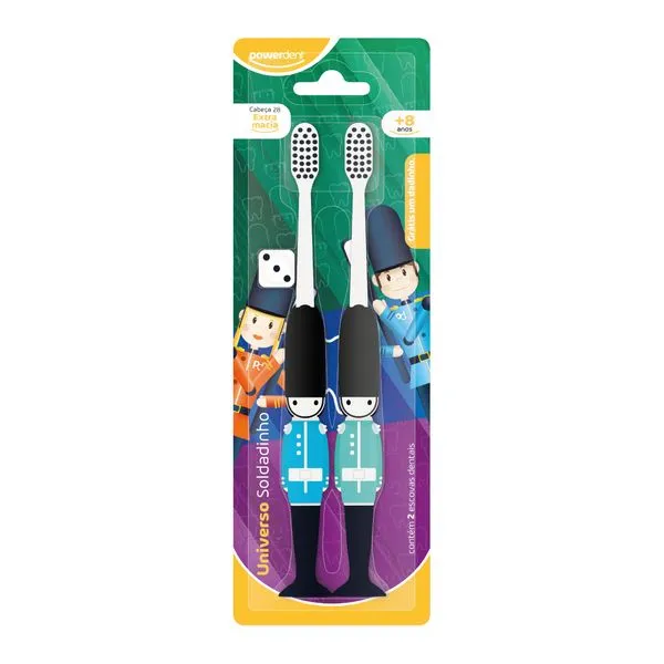 Powerdent Escova De Dente Infantil Soldadinho