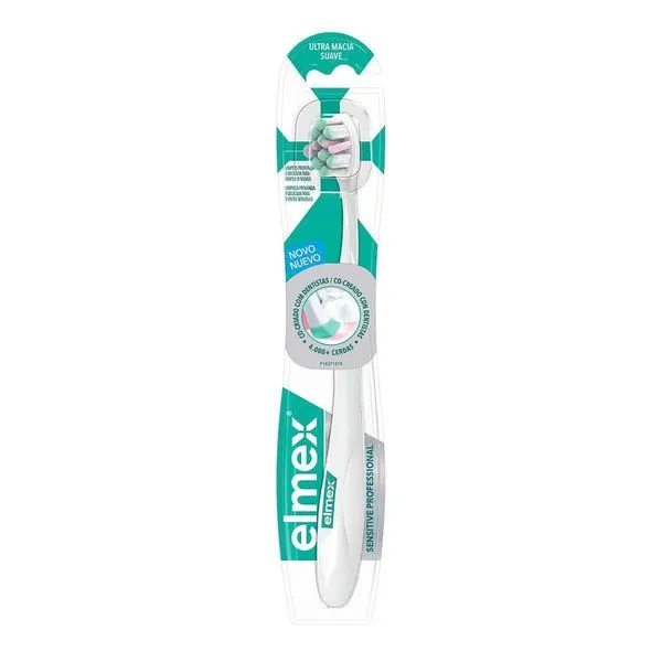 Kit com 3 Unidades de Escova Dental Elmex Sensitive Professional