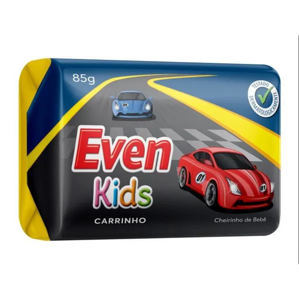 Sabonete Infantil Even Kids 85g Carrinho