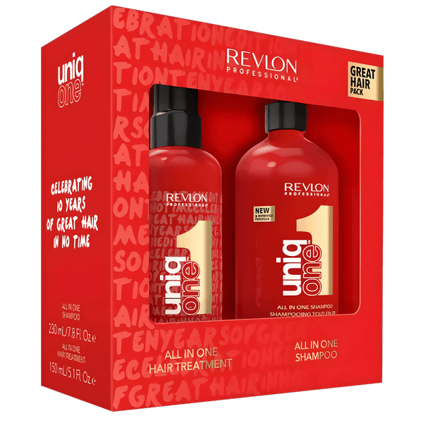 Kit Revlon Professional Uniq One - Shampoo 230ml + Hair Treatmént 150ml