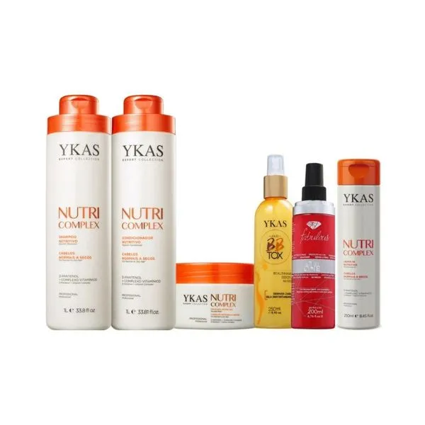 Kit Ykas Nutri Complex Salon Completo+All In One+Btx Líquido