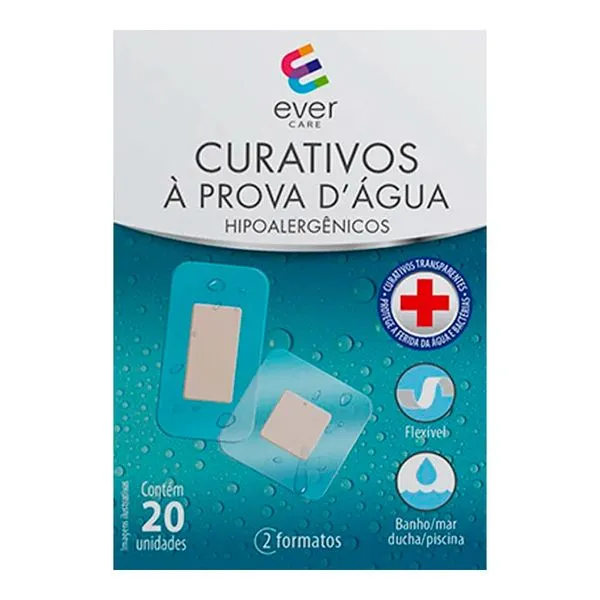Curativos À Prova D'Água Ever Care 20 Unidades