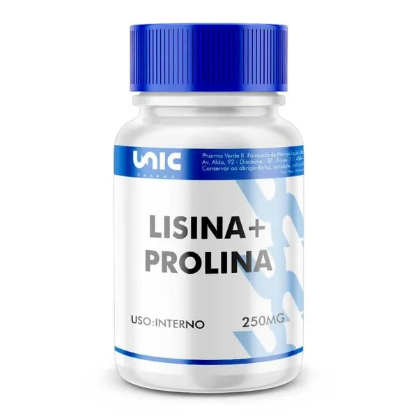 Lisina mais Prolina 250mg