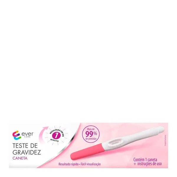Teste de Gravidez Ever Care Caneta 1 Unidade