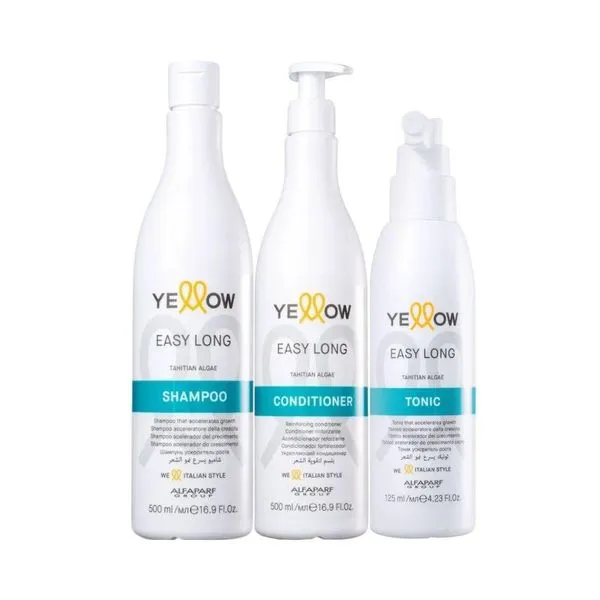 Kit Yellow Easy Long Shampoo + Condicionador + Tônico