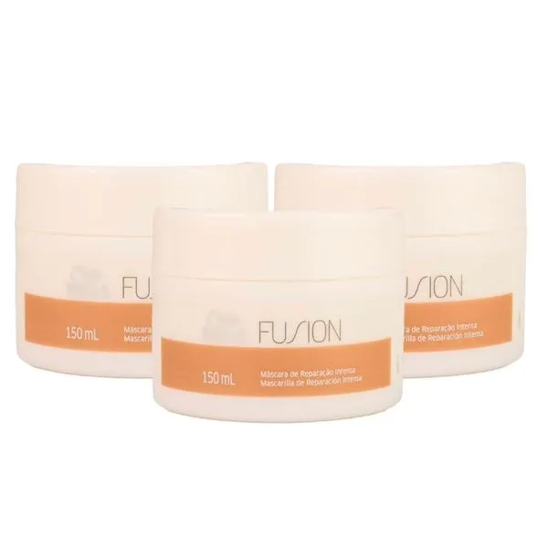 Kit Wella Fusion 3 Máscara Reconstrutora 150 ml