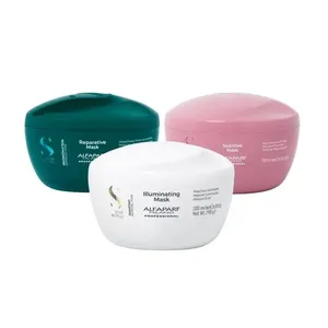 Kit Alfaparf Semi Di Lino Cronograma Capilar Máscara de Hidratação Nutrição Reconstrução 3 x 200 ml Kit Alfaparf Semi Di Lino Cronograma Capilar Máscara 3x200ml