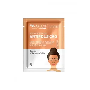 Máscara Facial Peel Off 8g Anti Poluição Max Love