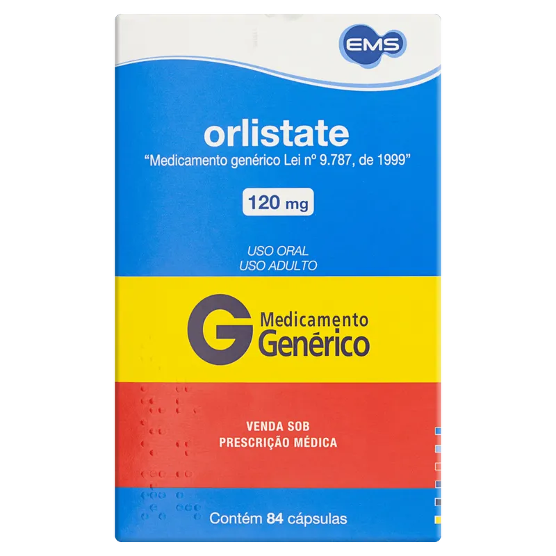 Orlistate 120mg 84 Cápsulas (G)