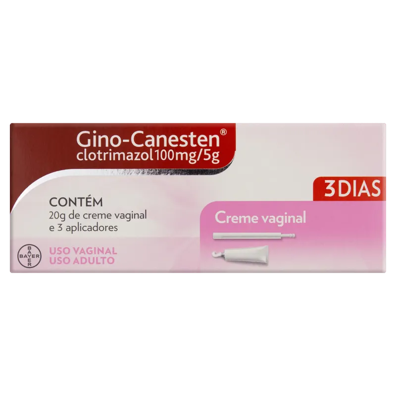 Gino-Canesten 100mg/5g Bayer Caixa 20g + 3 Aplicadores