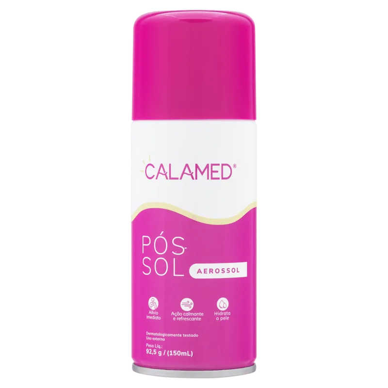 Pós-Sol Aerossol Calamed Frasco 150ml Spray