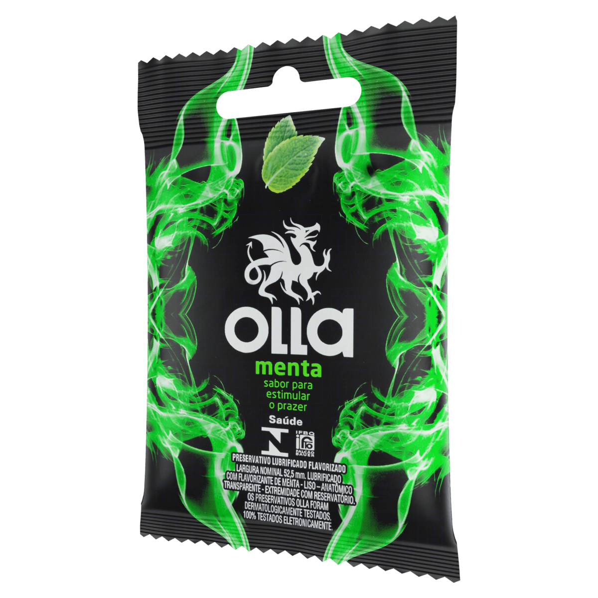 Preservativo Olla Lubrificante Menta Bolso 3Un - Olla