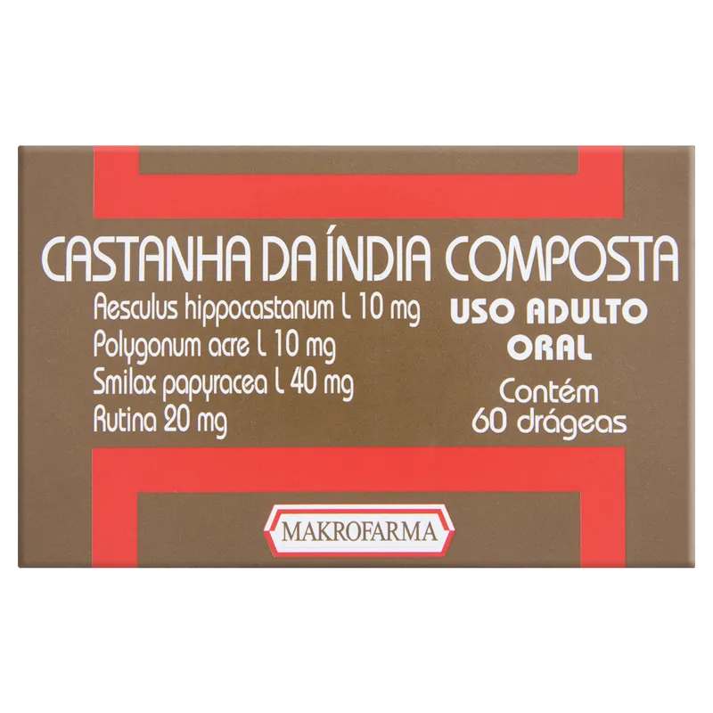 Castanha Da India Makro 60 Drágeas