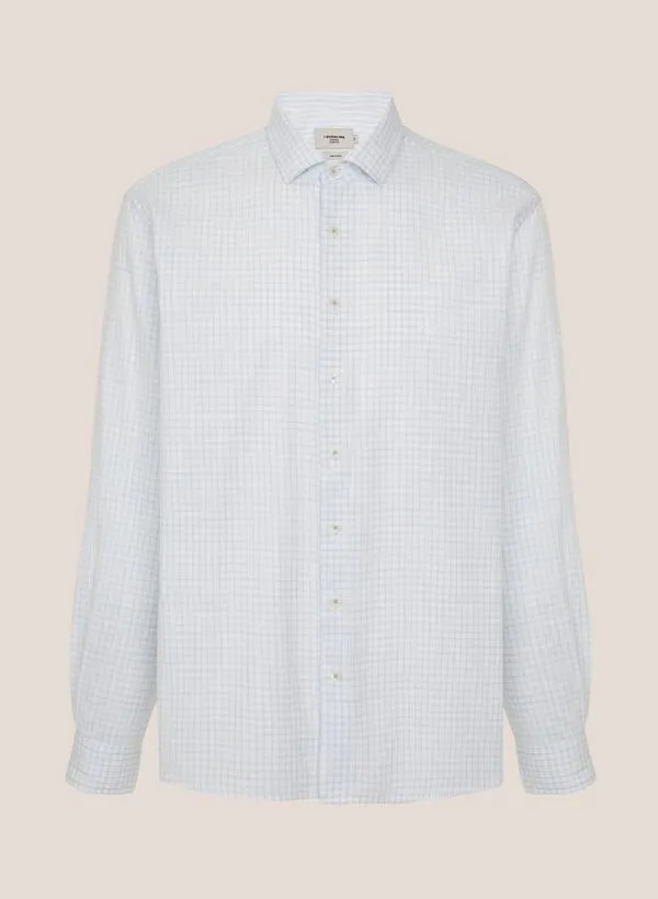 Camisa Comfort Fit Flamê Xadrez Dudalina Masculina 4