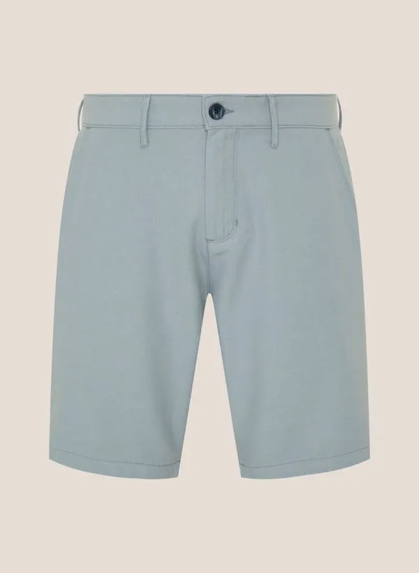 Bermuda Slim Fit Sarja Jacquard Dudalina Masculina 48