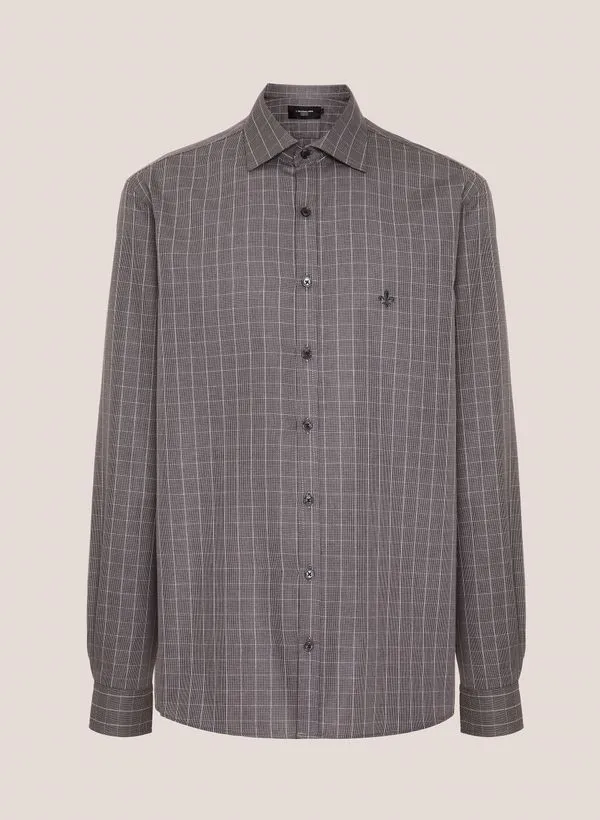 Camisa Comfort Fit Xadrez Fil A Fil Dudalina Masculina 5