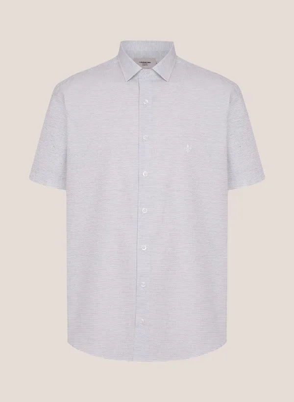 Camisa Comfort Fit Maquinetada Dudalina Masculina 3