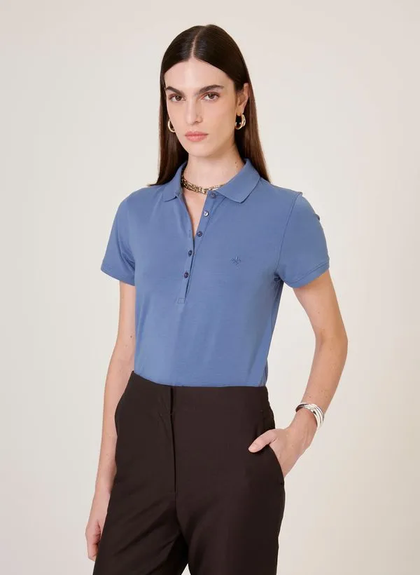 Polo Algodão Peruano Dudalina Feminina PP