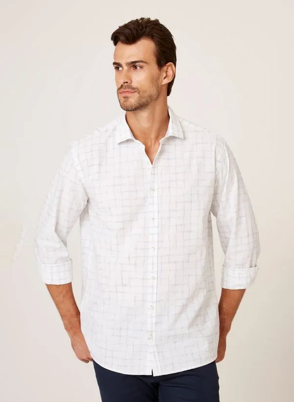 Camisa Comfort Fit Flamê Space Dyed Dudalina Masculina 2