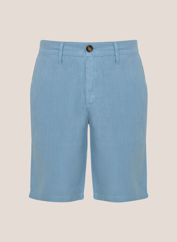Bermuda Right Fit Puro Linho Dudalina Masculina 52