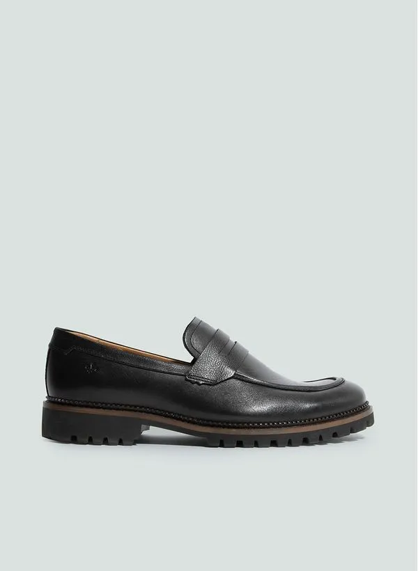 Sapato Mocassim Preto Dudalina Masculino 43