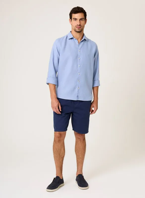 Bermuda Right Fit Elástico Dudalina Masculina GG