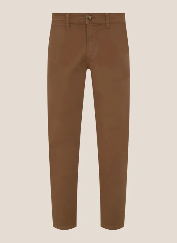 Calça Slim Fit Sarja Soft Dudalina Masculina 40