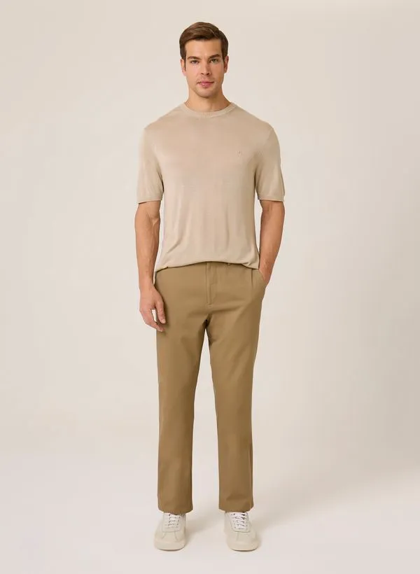 Calça Alfaiataria Right Malha Dudalina Masculina 46