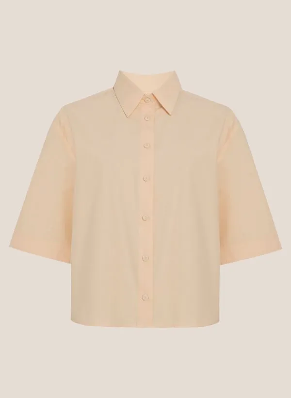 Camisa Cropped Lisa Dudalina Feminina 44