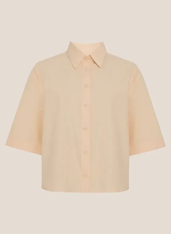 Camisa Cropped Lisa Dudalina Feminina 44